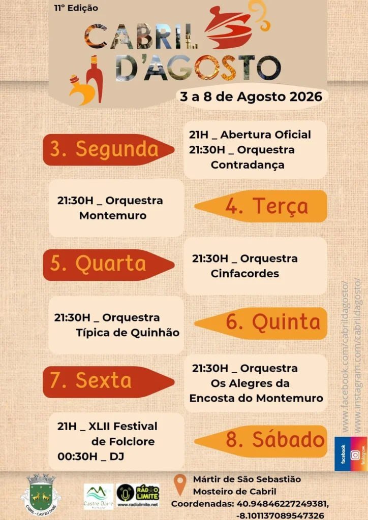 Cabril D'Agosto 2026 — event image