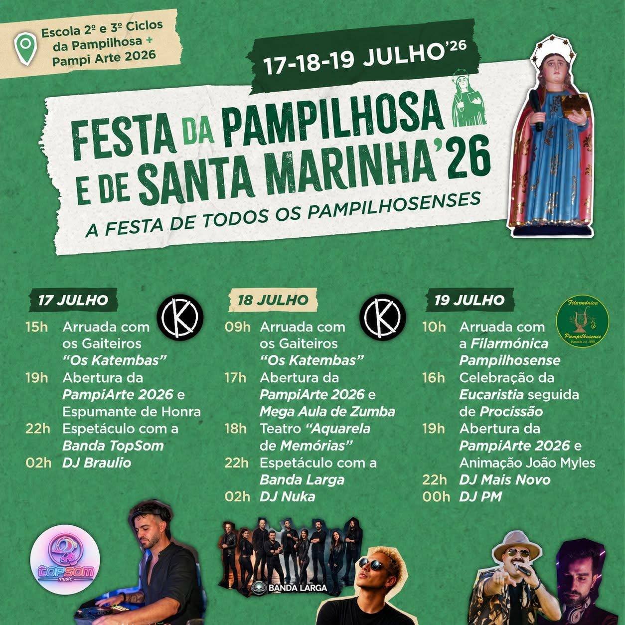 Festa da Pampilhosa e de Santa Marinha 2026 — event image