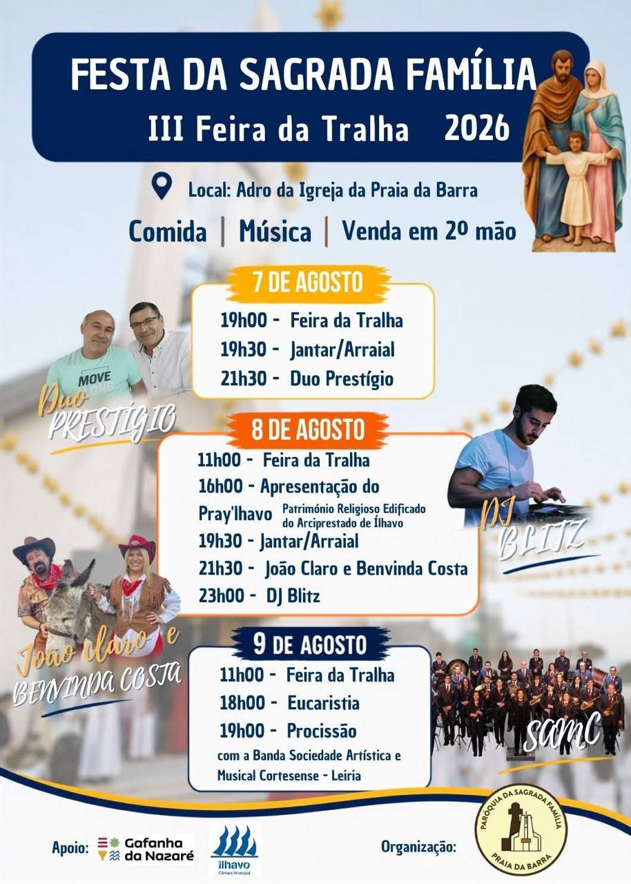 Festa da Sagrada Família 2026 - Praia da Barra — event image