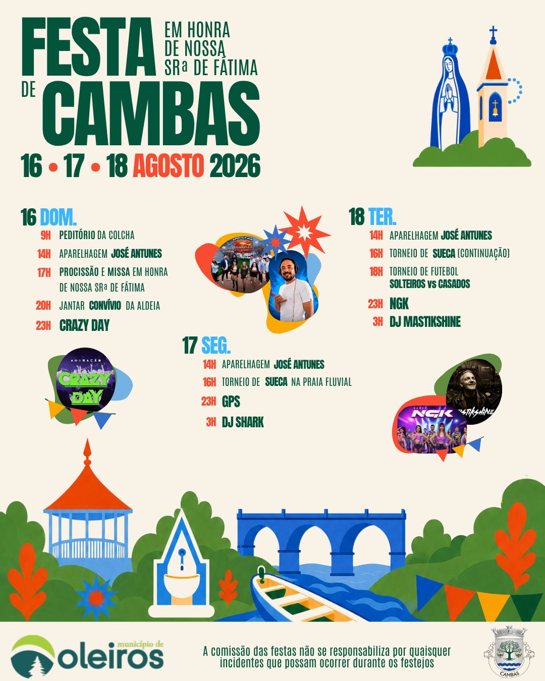 Festa de Cambas em honra de Nossa Senhora de Fátima 2026 — event image