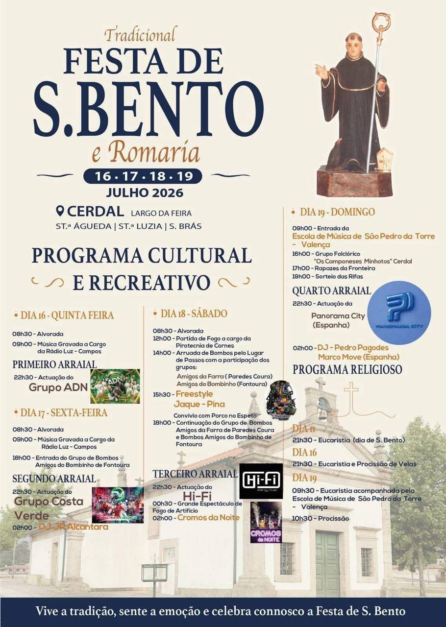 Festa de S. Bento 2026 — event image
