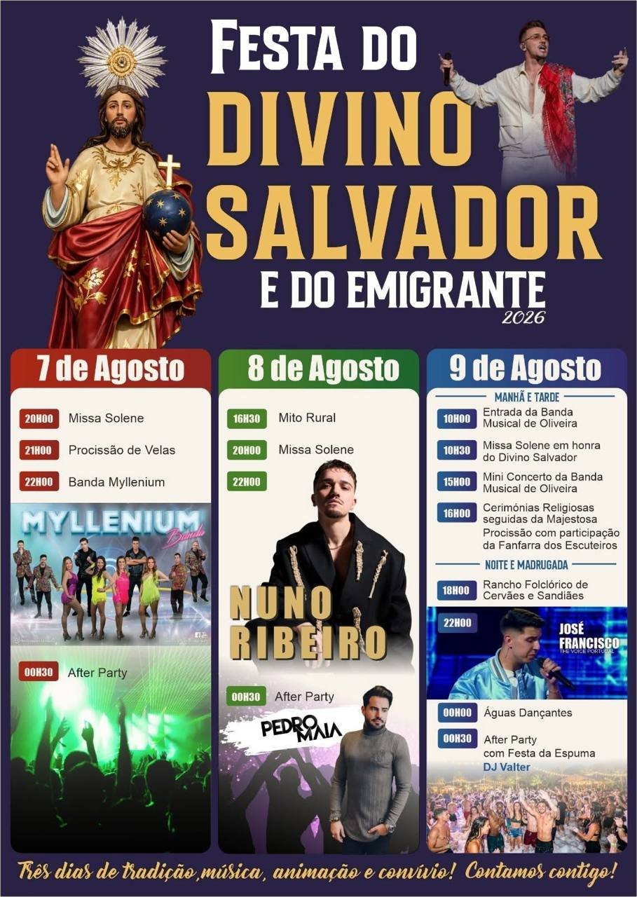 Festa do Divino Salvador e do Emigrante 2026 — event image