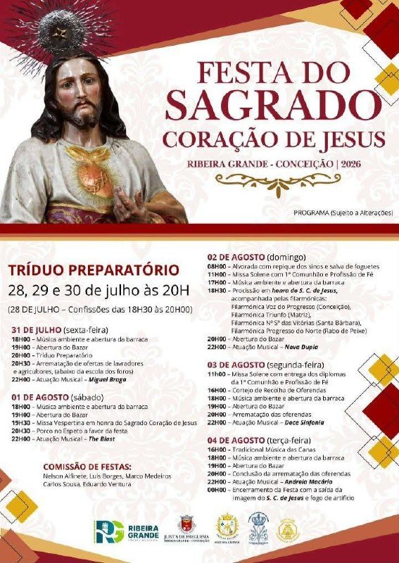 Festa do Sagrado Coração de Jesus 2026 — event image