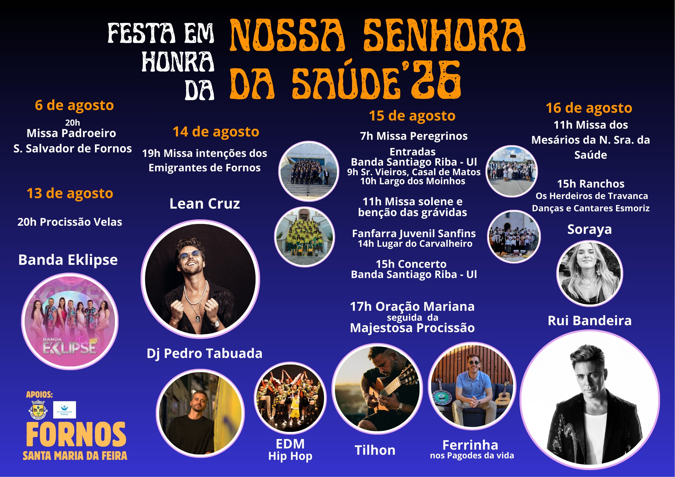 Festa em Honra da Nossa Senhora da Saúde Fornos 2026 — event image