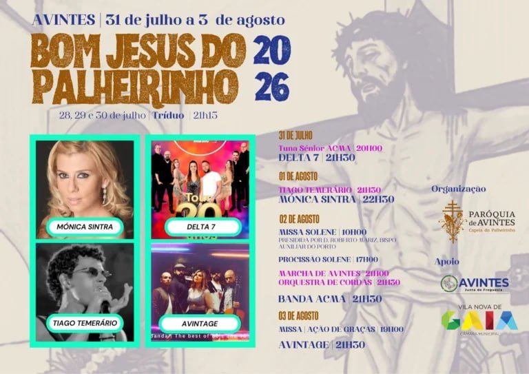 Festa em honra de Bom Jesus do Palheirinho 2026 — event image