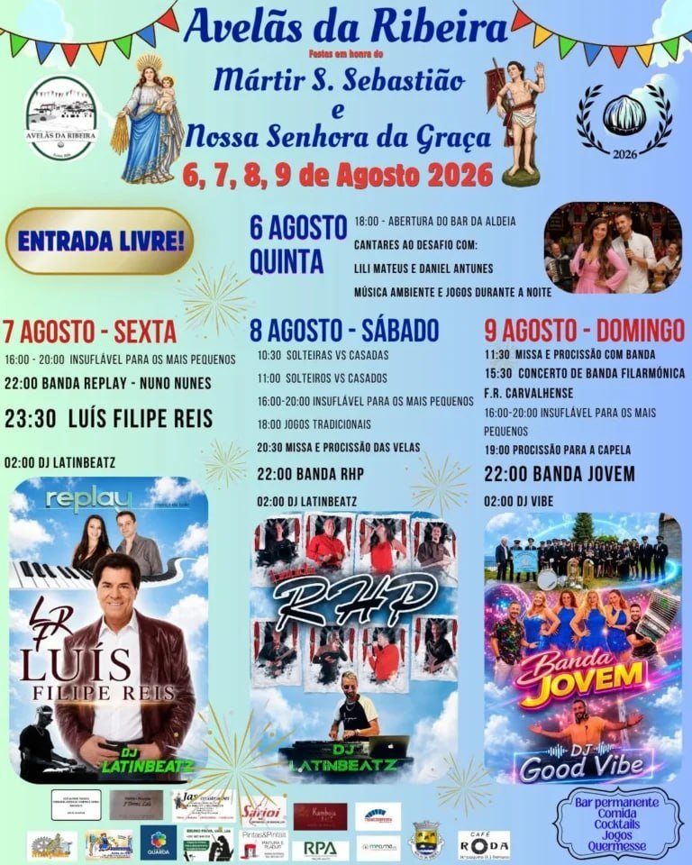 Festa em honra de Mártir S. Sebastião e Nossa Senhora da Graça 2026 — event image