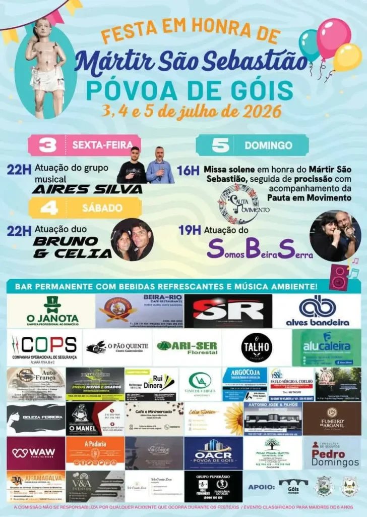 Festa em honra de Mártir São Sebastião 2026 — event image