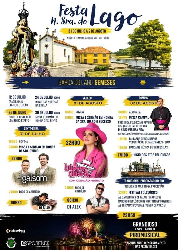 Festa em honra de N. Sra. do Lago 2026 — event image