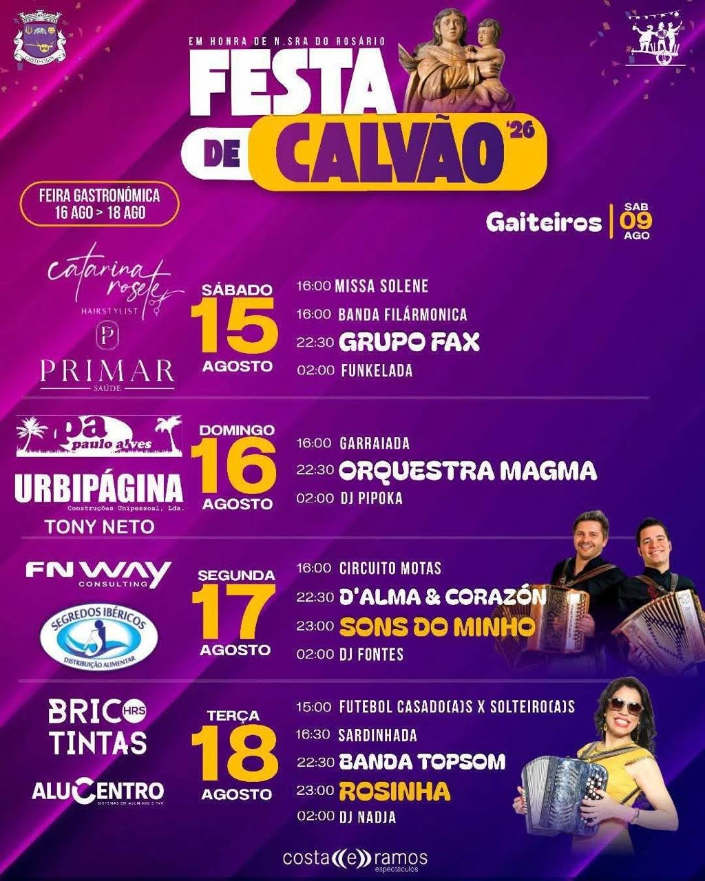 Festa em honra de N. Sra do Rosário 2026 — event image