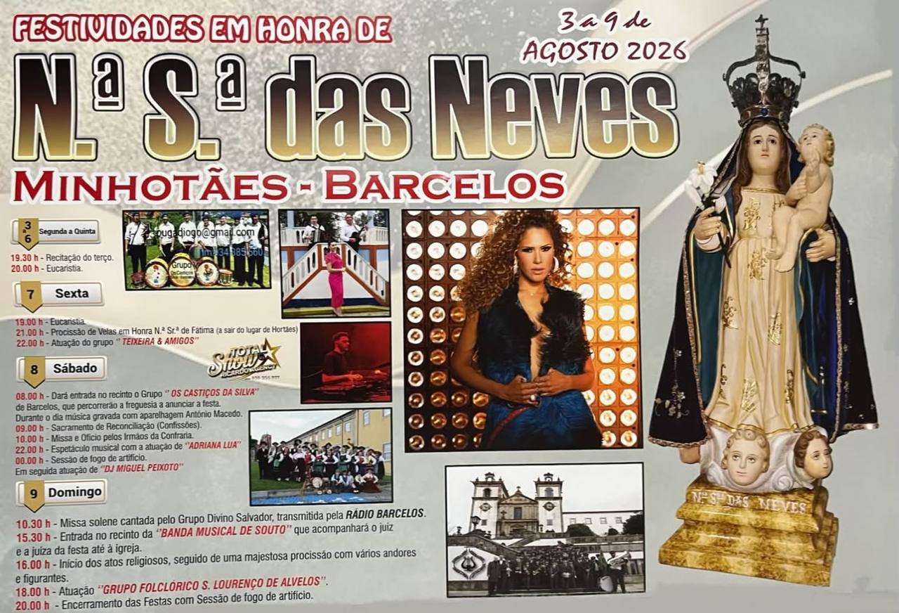 Festa em honra de N.ª S.ª das Neves 2026 — event image