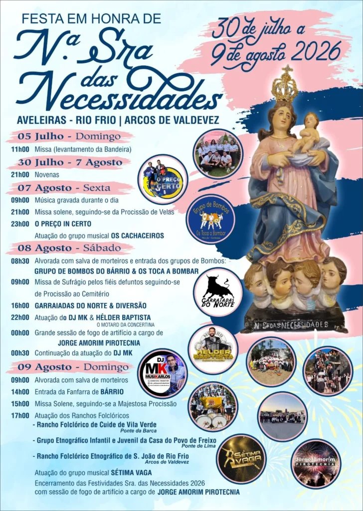 Festa em honra de N.ª Sra das Necessidades 2026 — event image