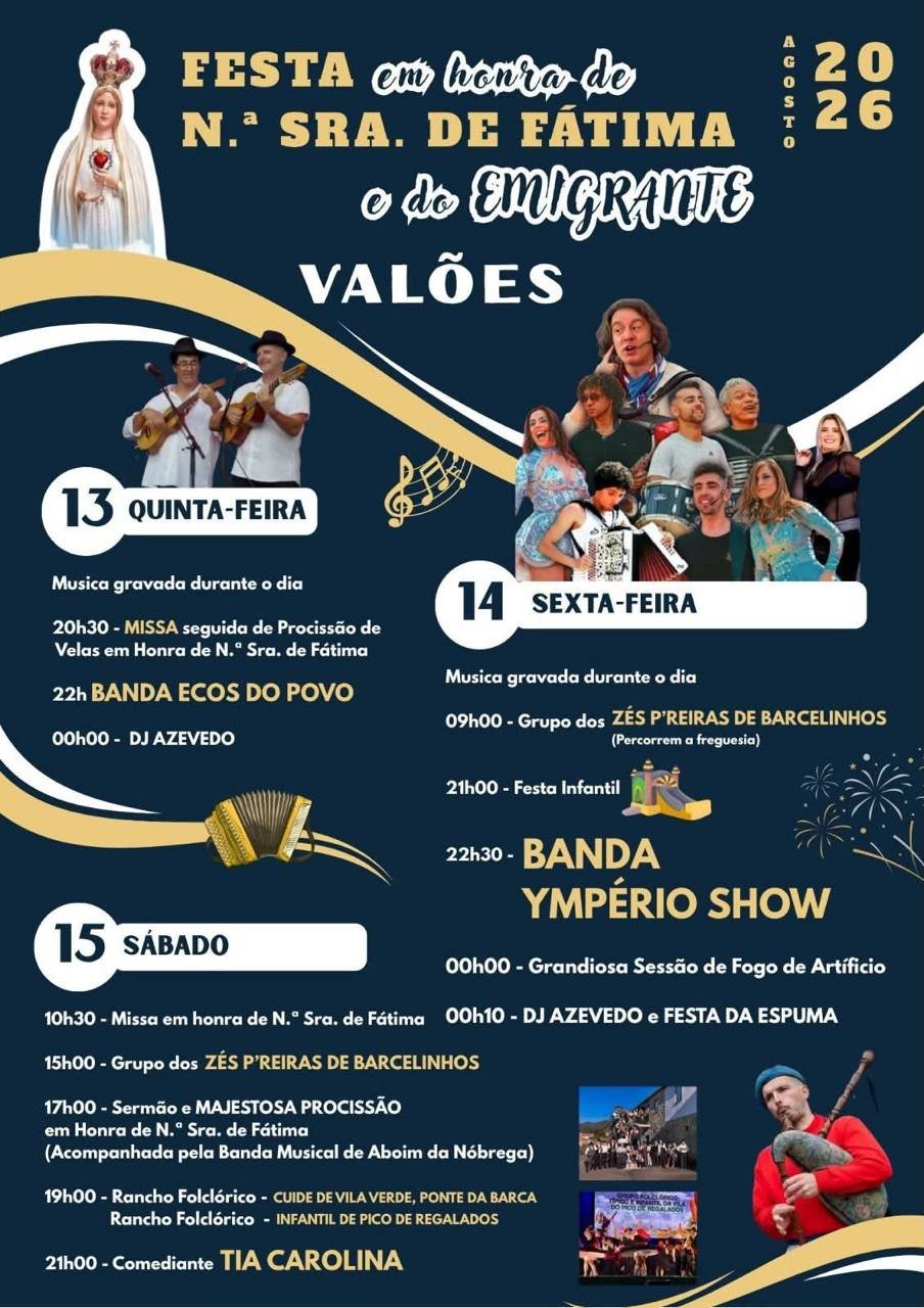 Festa em honra de N.ª Sra. de Fátima 2026 — event image