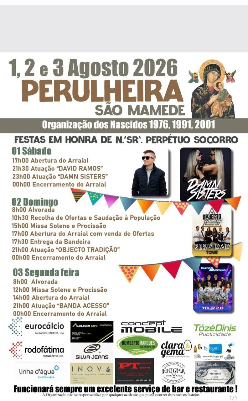Festa em honra de N.ª Sr.ª Perpétuo Socorro 2026 — event image