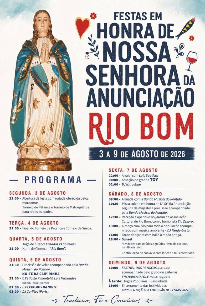 Festa em honra de Nossa Senhora da Anunciação 2026 — event image