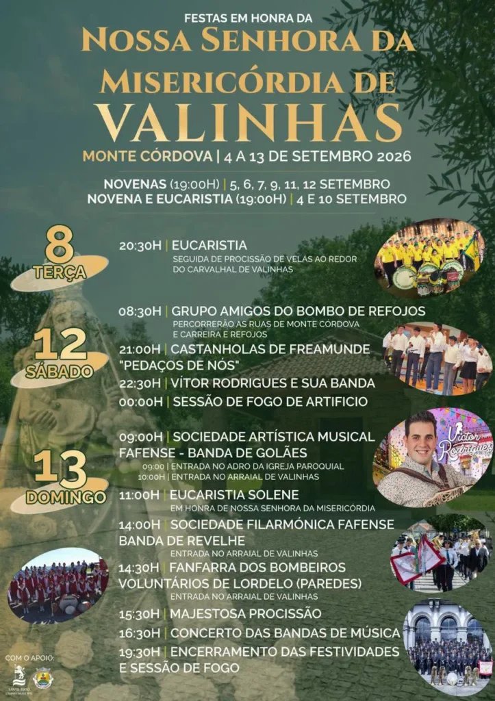 Festa em honra de Nossa Senhora da Misericórdia de Valinhas 2026 — event image