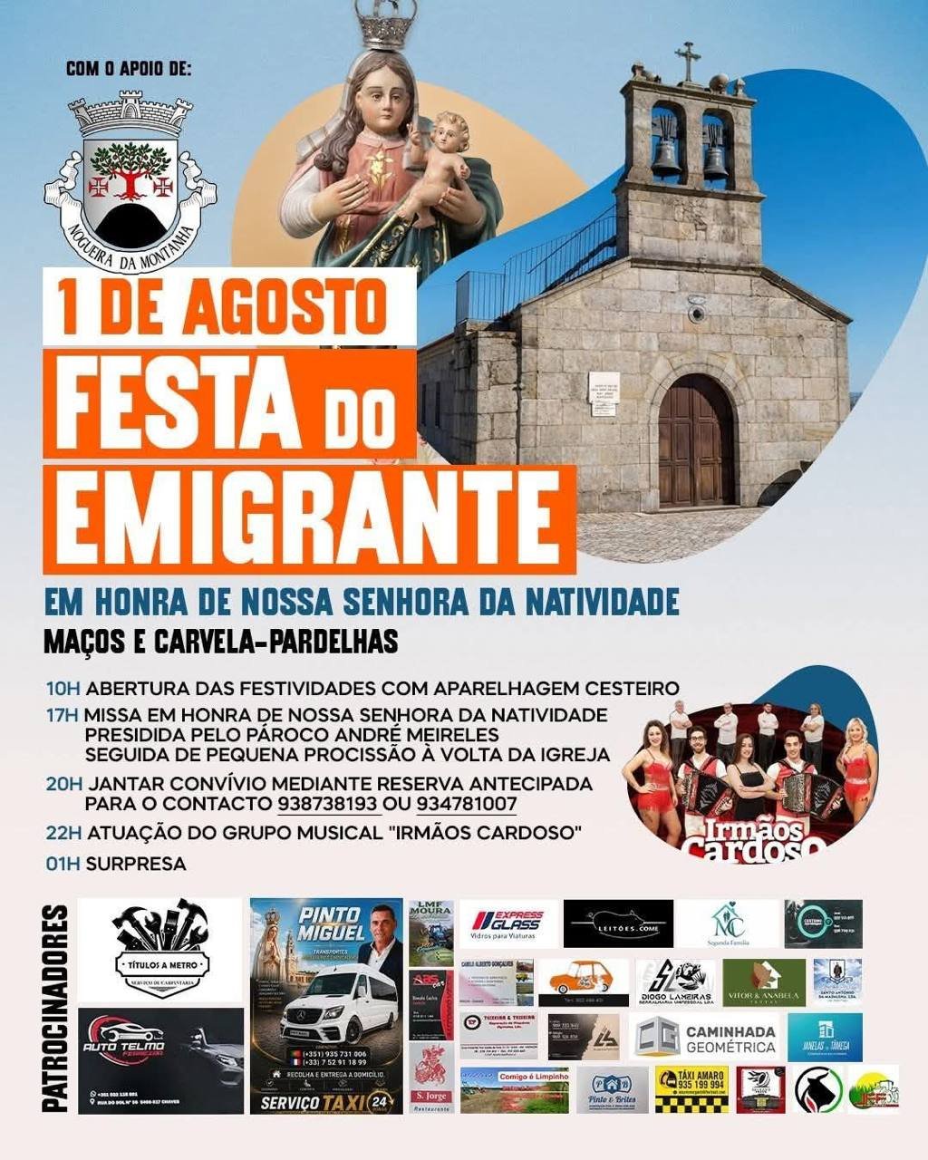 Festa em honra de Nossa Senhora da Natividade 2026 — event image