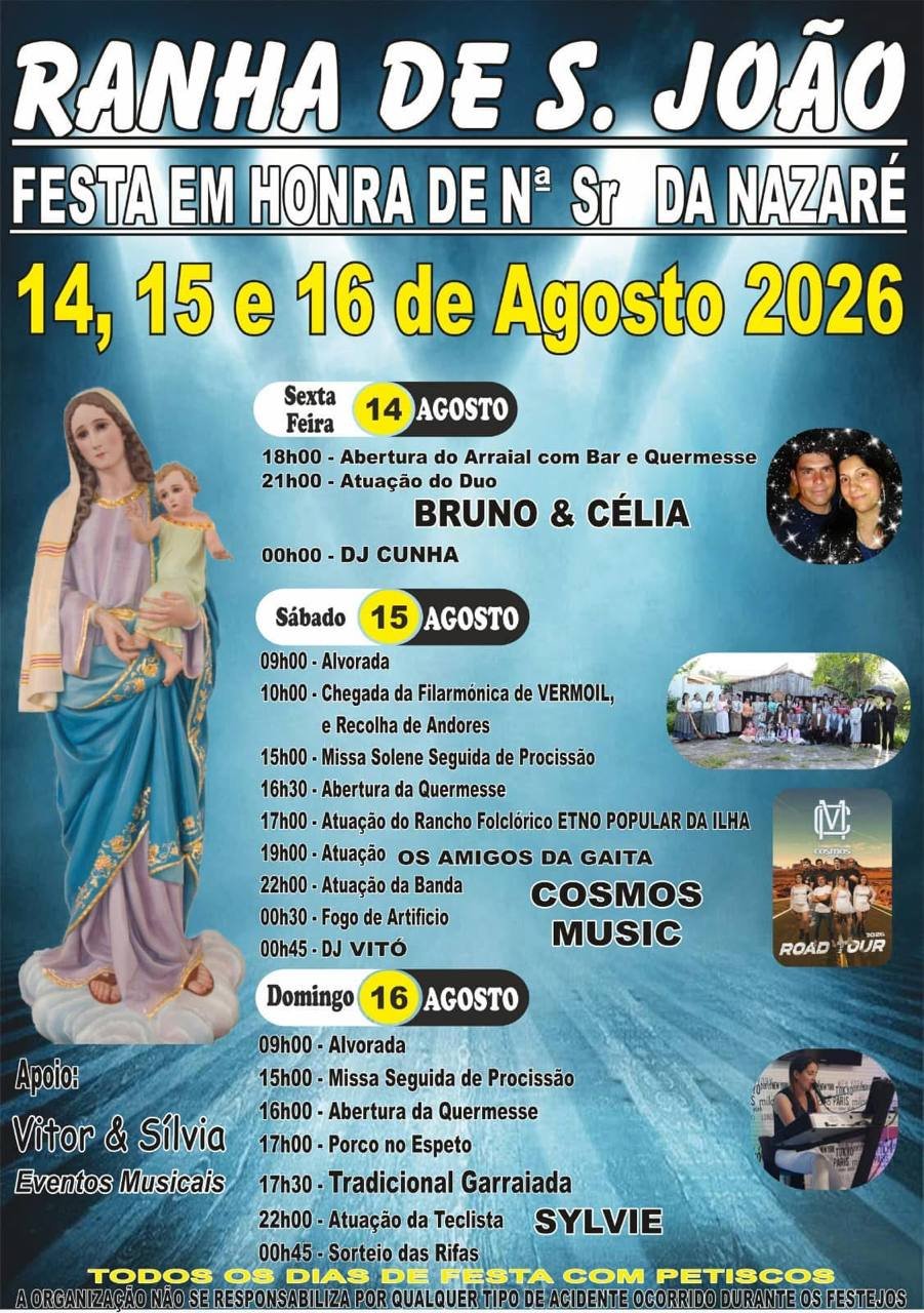 Festa em honra de Nossa Senhora da Nazaré 2026 — event image