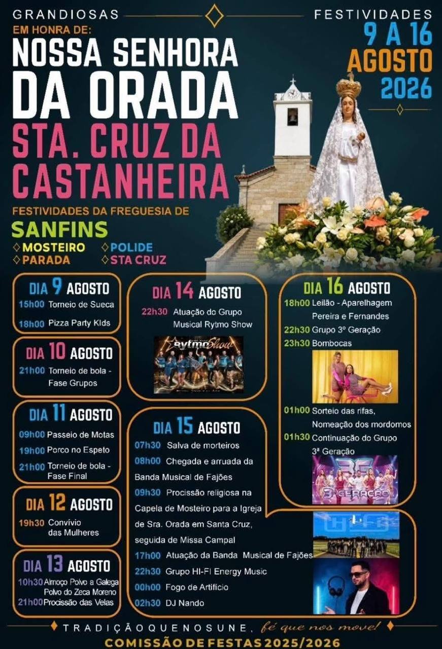 Festa em honra de Nossa Senhora da Orada 2026 — event image