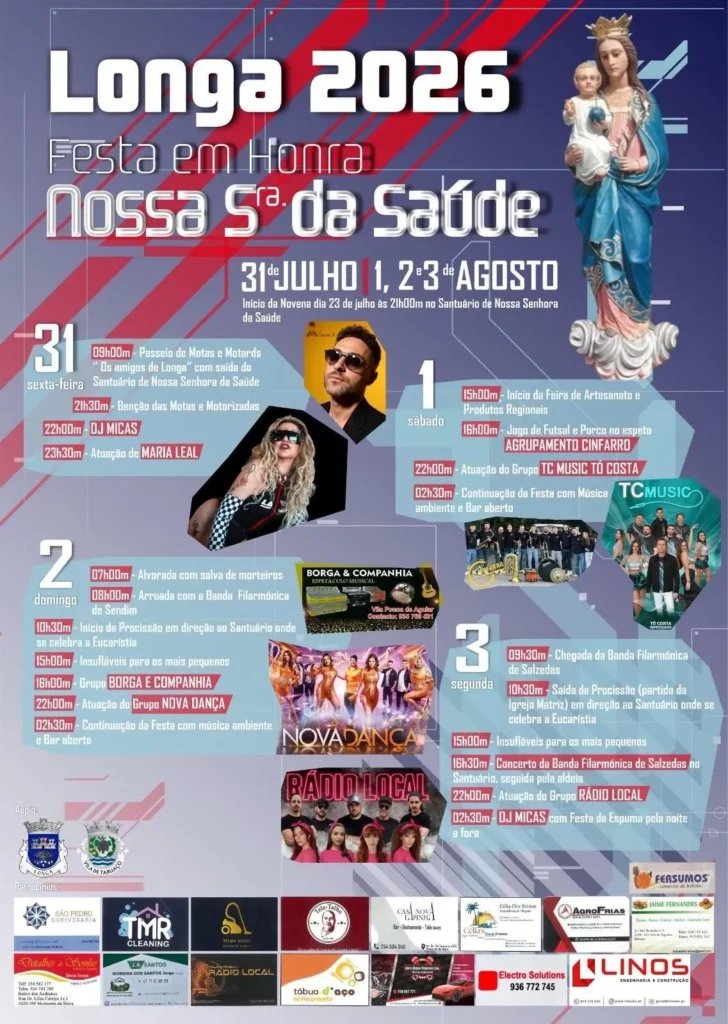 Festa em honra de Nossa Senhora da Saúde 2026 — event image