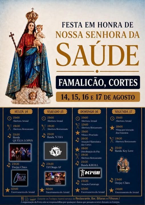 Festa em honra de Nossa Senhora da Saúde 2026 — event image