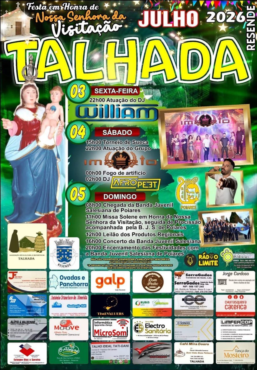 Festa em honra de Nossa Senhora da Visitação 2026 — event image