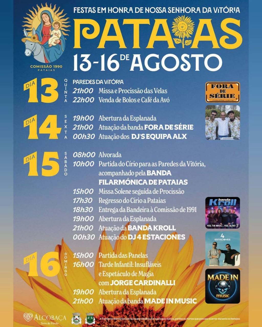 Festa em honra de Nossa Senhora da Vitória 2026 - Pataias — event image