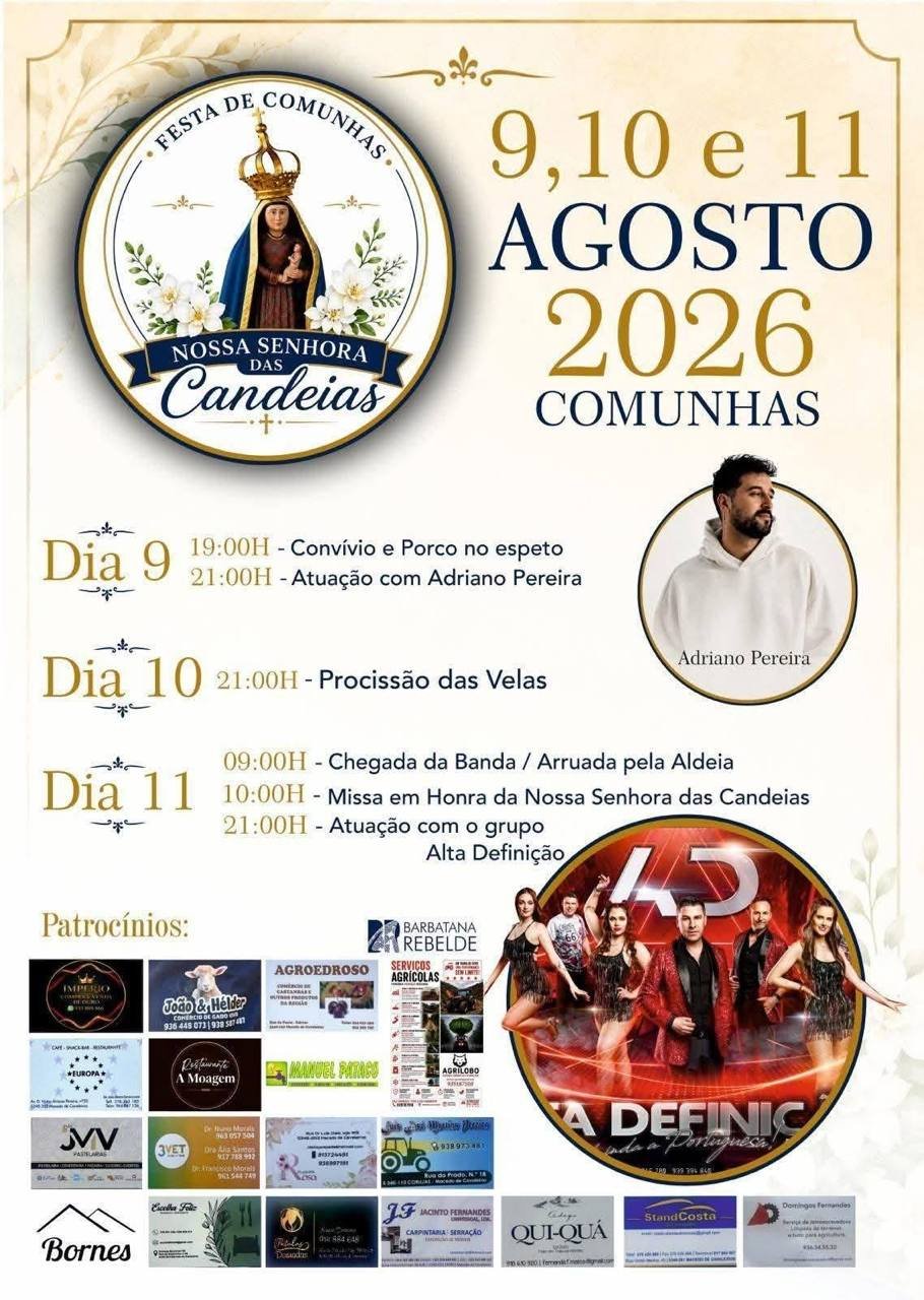 Festa em honra de Nossa Senhora das Candeias 2026 — event image