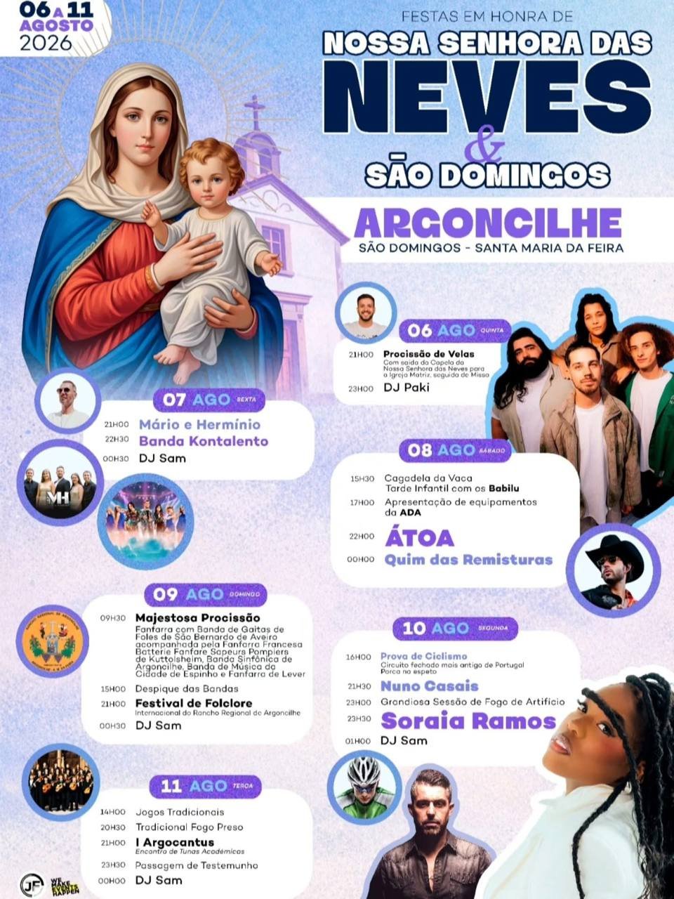 Festa em honra de Nossa Senhora das Neves e São Domingos 2026 — event image