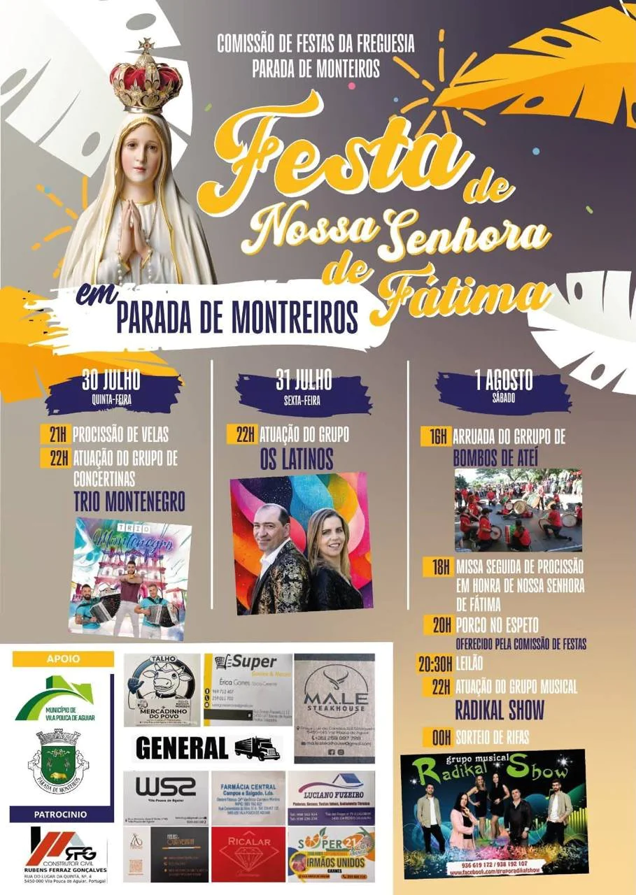 Festa em honra de Nossa Senhora de Fátima 2026 — event image