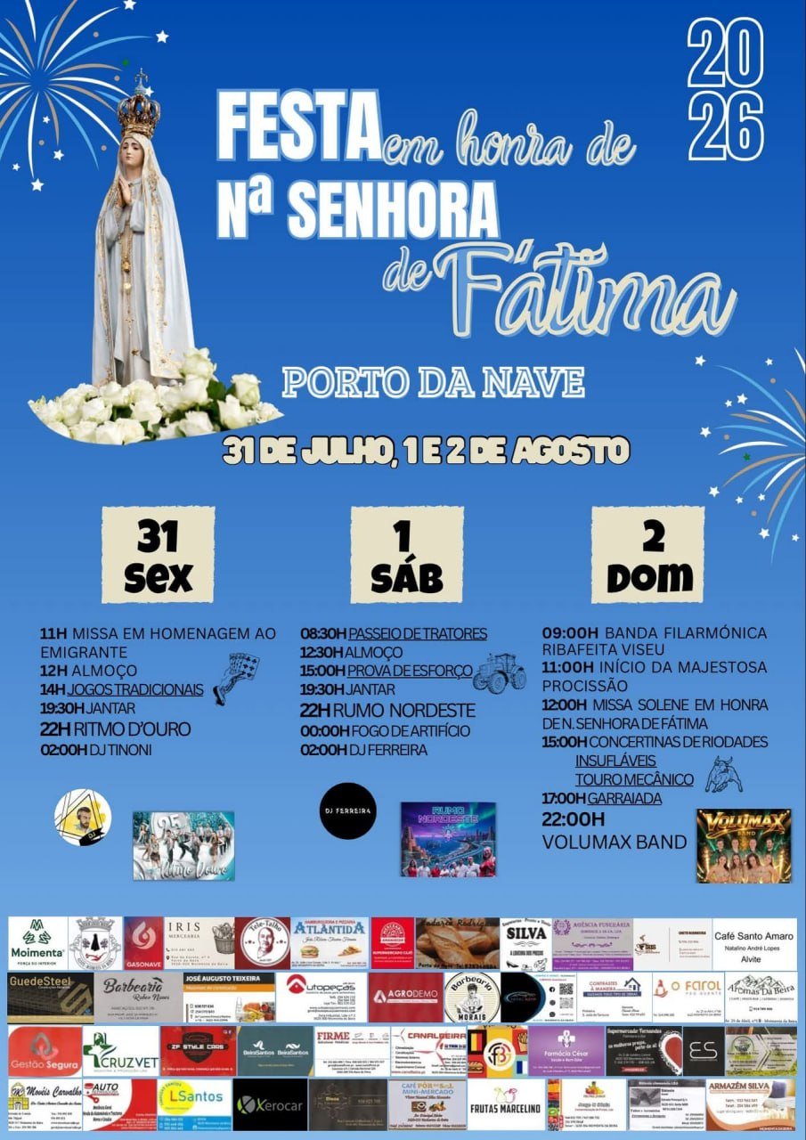 Festa em honra de Nossa Senhora de Fátima 2026 — event image