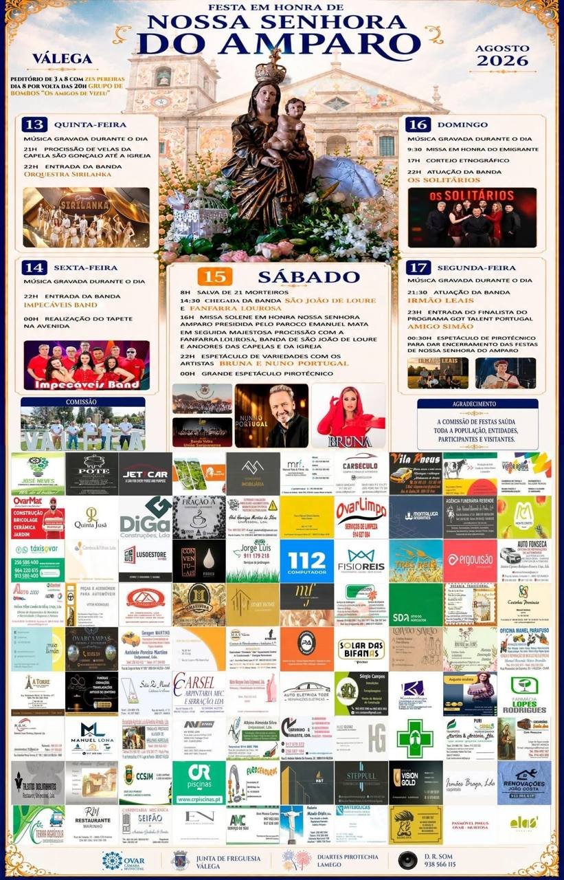 Festa em honra de Nossa Senhora do Amparo 2026 — event image