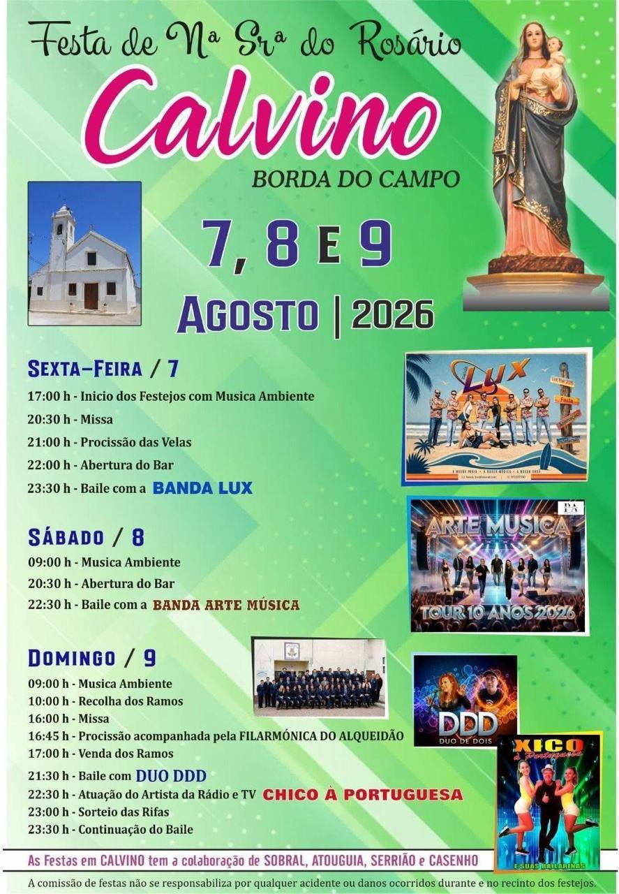 Festa em honra de Nossa Senhora do Rosário 2026 — event image