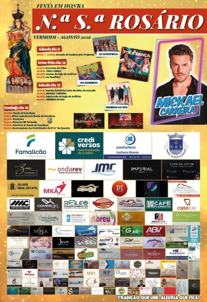Festa em honra de Nossa Senhora do Rosário 2026 — event image