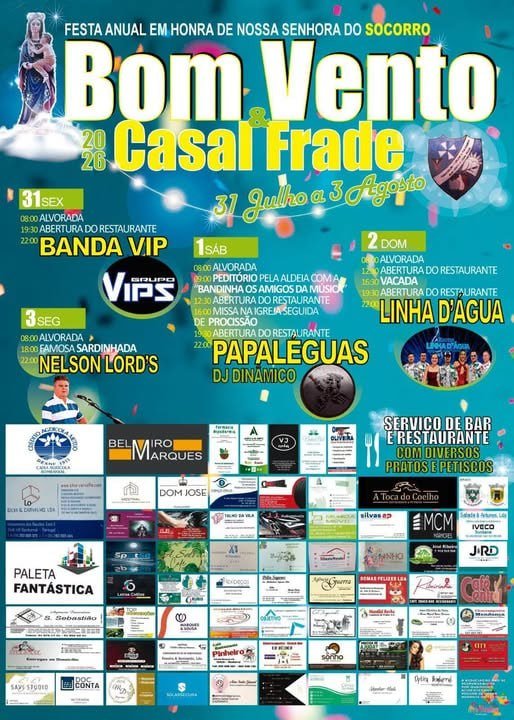 Festa em honra de Nossa Senhora do Socorro 2026 — event image