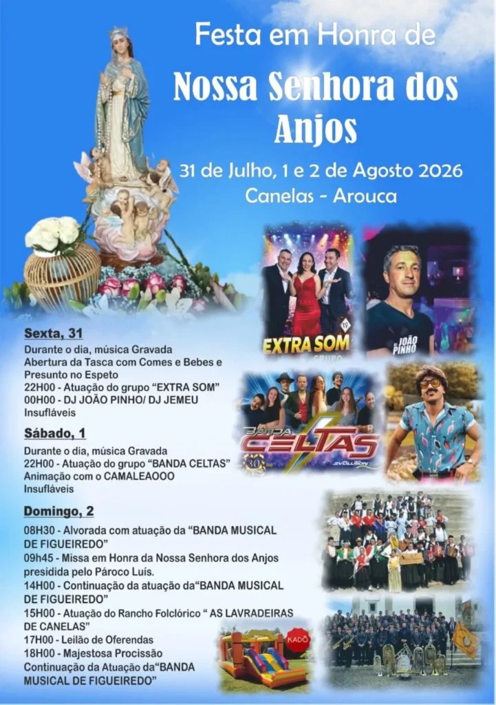 Festa em honra de Nossa Senhora dos Anjos 2026 — event image