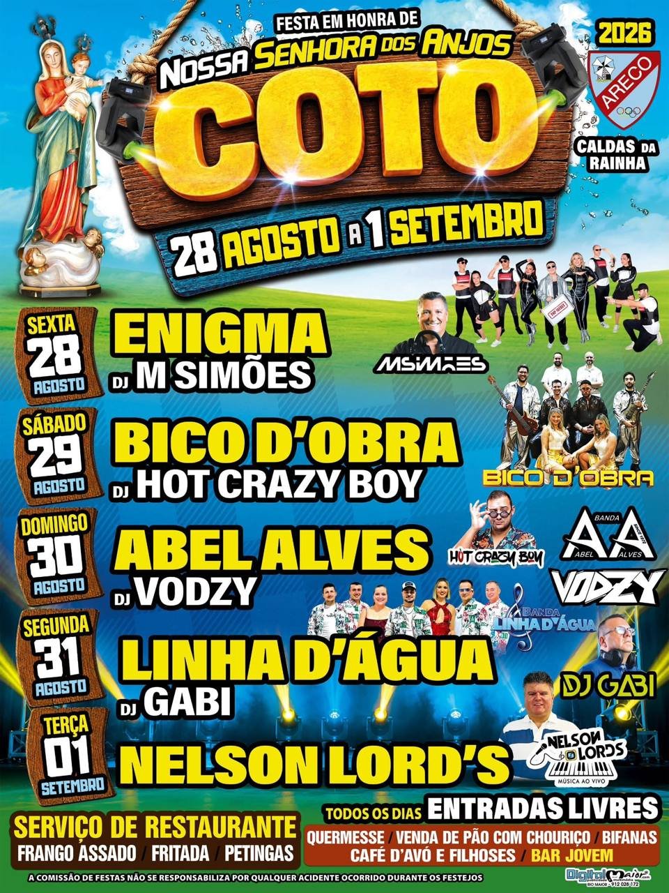 Festa em honra de Nossa Senhora dos Anjos 2026 — event image