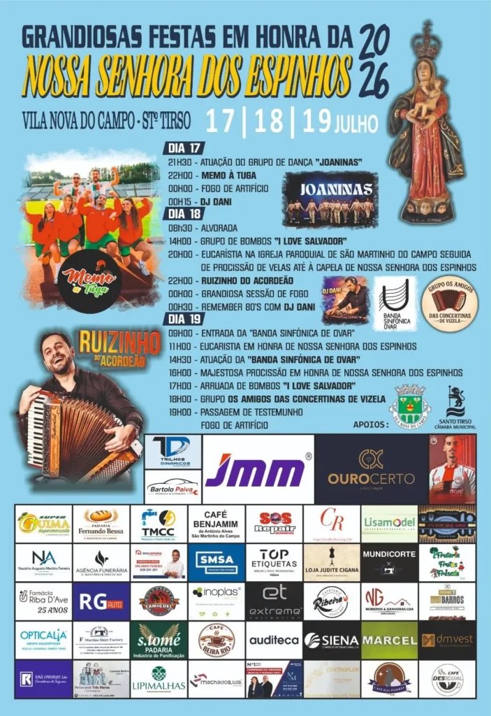 Festa em honra de Nossa Senhora dos Espinhos 2026 — event image