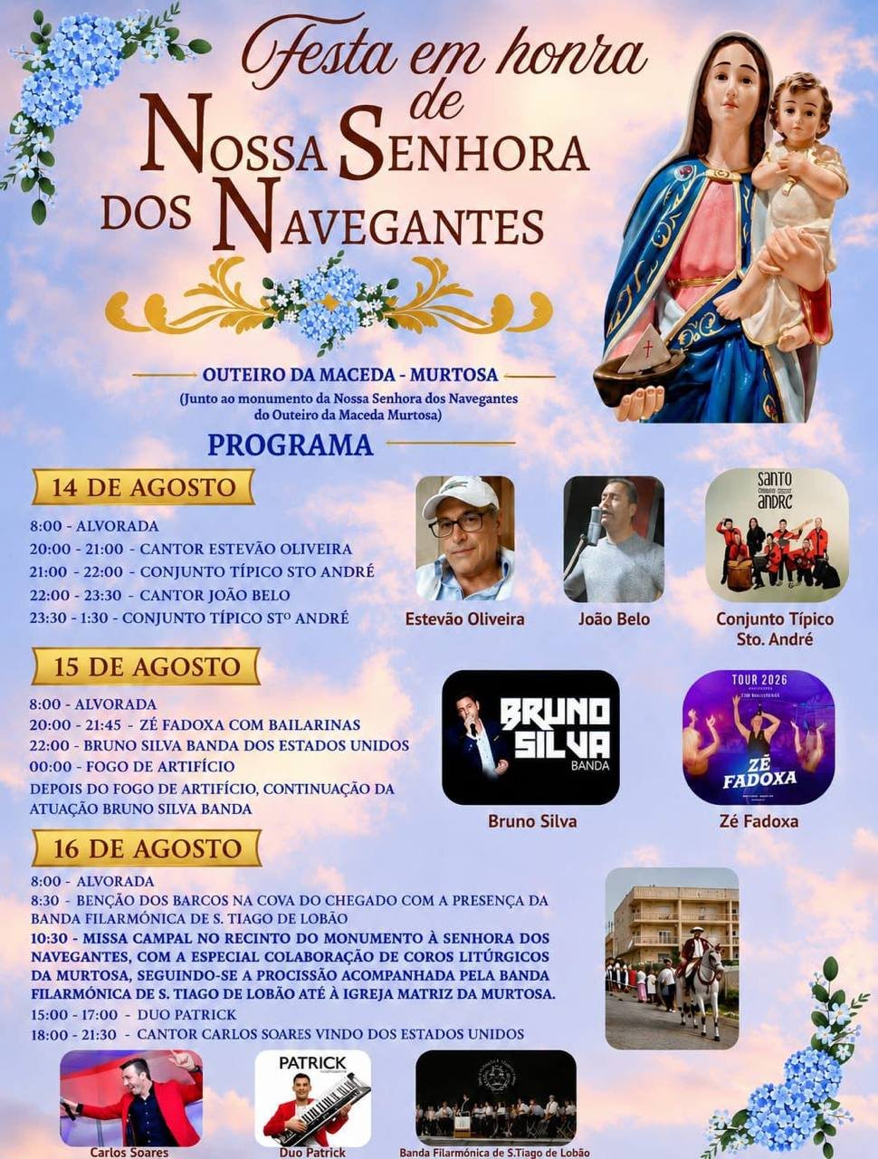 Festa em honra de Nossa Senhora dos Navegantes 2026 — event image