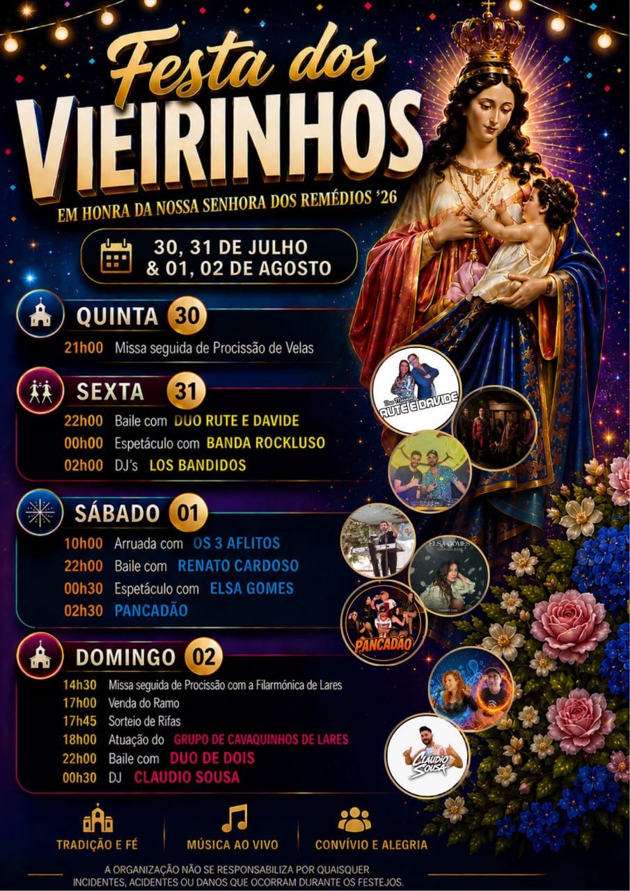 Festa em honra de Nossa Senhora dos Remédios 2026 — event image