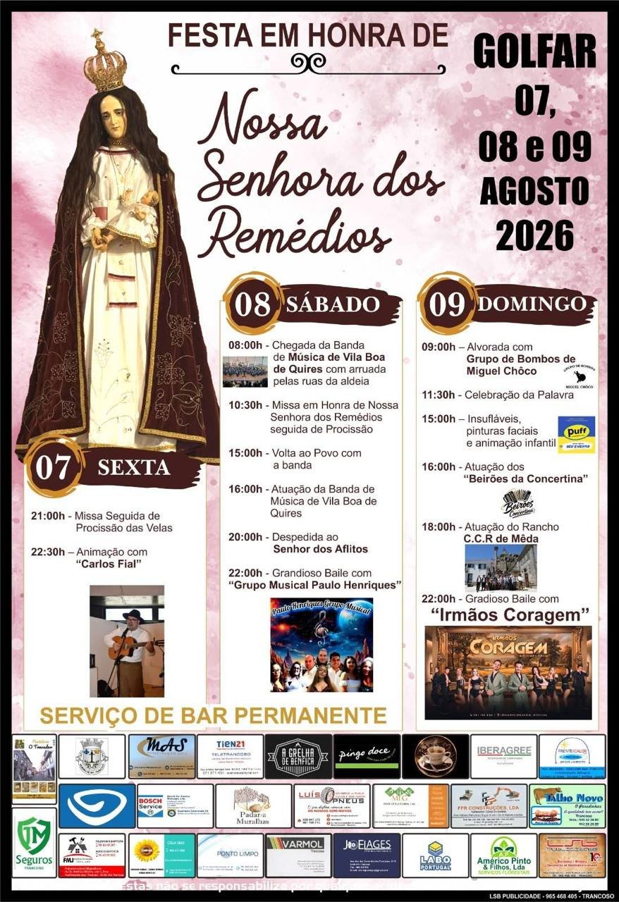 Festa em honra de Nossa Senhora dos Remédios 2026 — event image