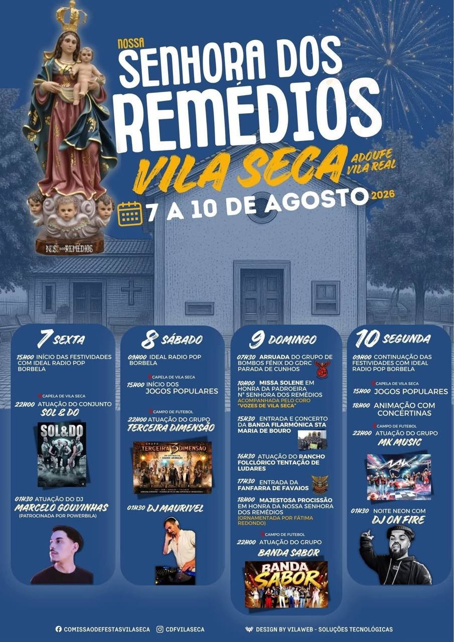 Festa em honra de Nossa Senhora dos Remédios 2026 — event image