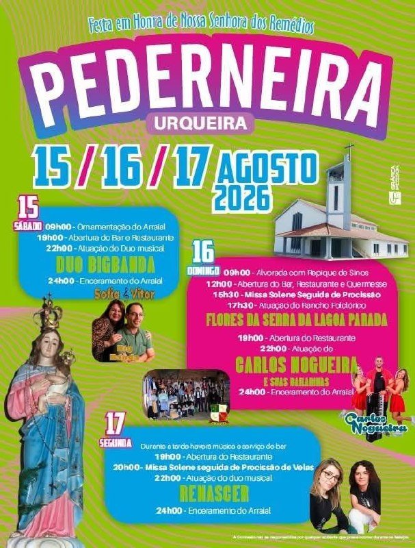 Festa em honra de Nossa Senhora dos Remédios 2026 — event image