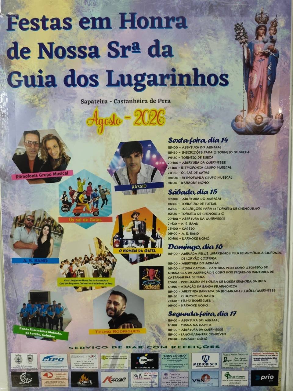 Festa em honra de Nossa Srª da Guia dos Lugarinhos 2026 - Castanheira de Pera — event image