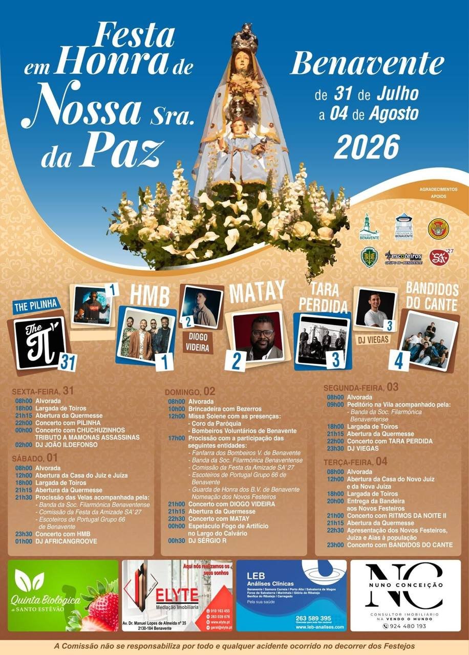 Festa em honra de Nossa Sra. da Paz 2026 — event image