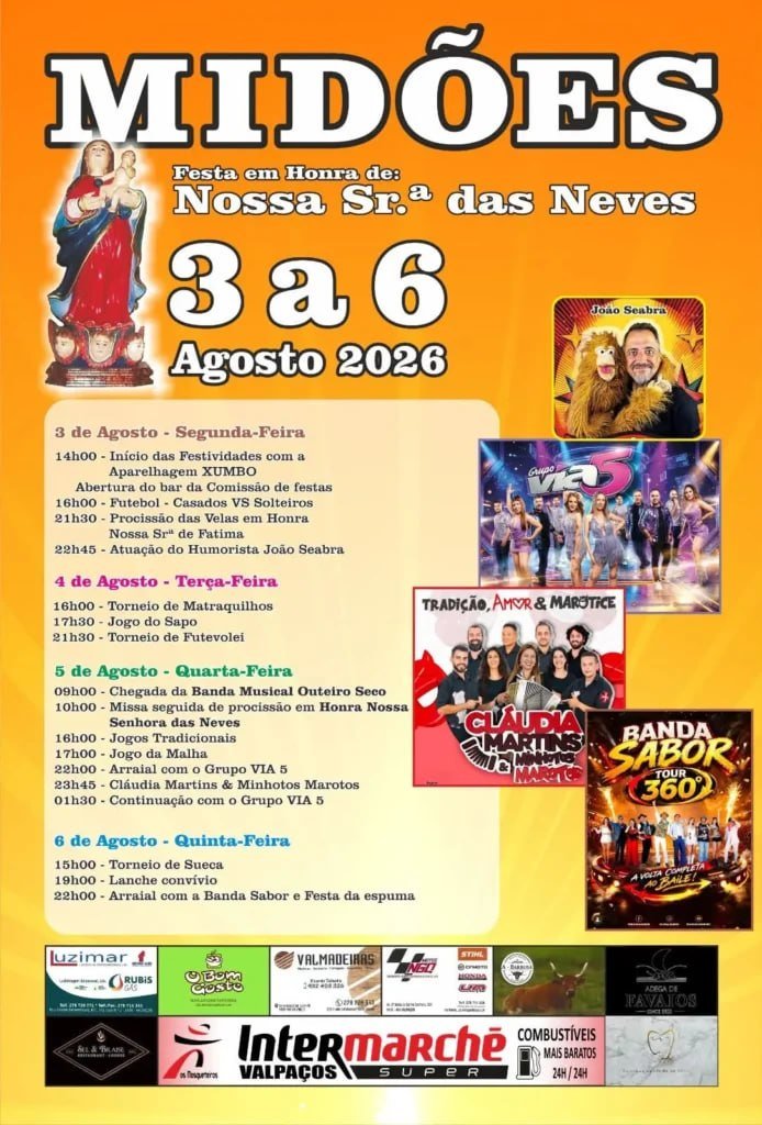 Festa em honra de Nossa Sr.ª das Neves 2026 — event image