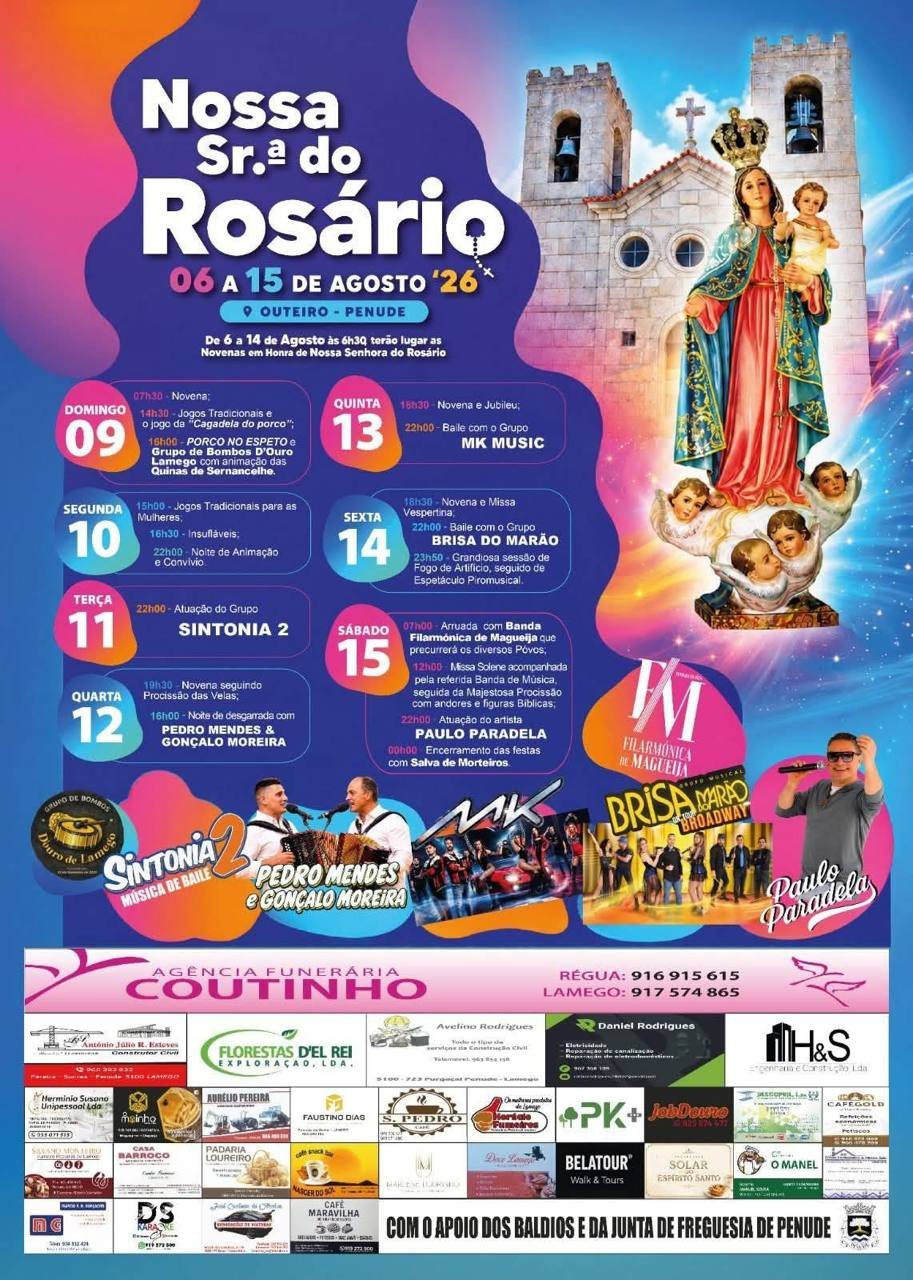 Festa em honra de Nossa Sr.ª do Rosário 2026 — event image