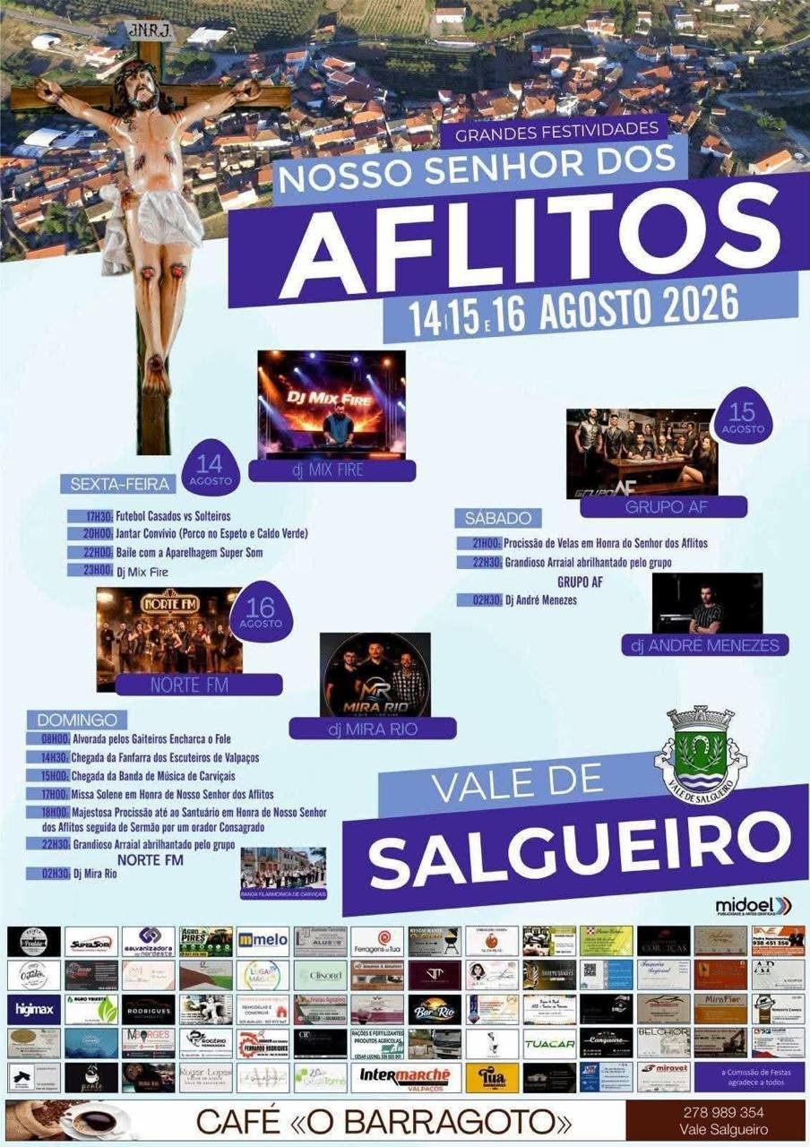 Festa em honra de Nosso Senhor dos Aflitos 2026 — event image
