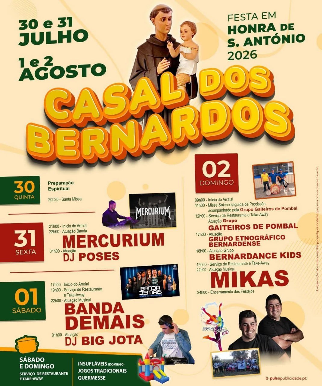Festa em honra de S. António 2026 — event image