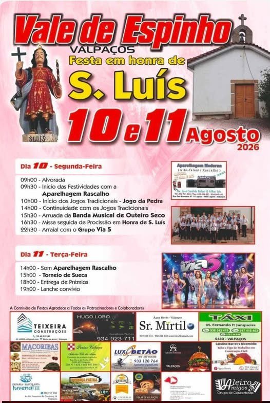 Festa em honra de S. Luís 2026 — event image