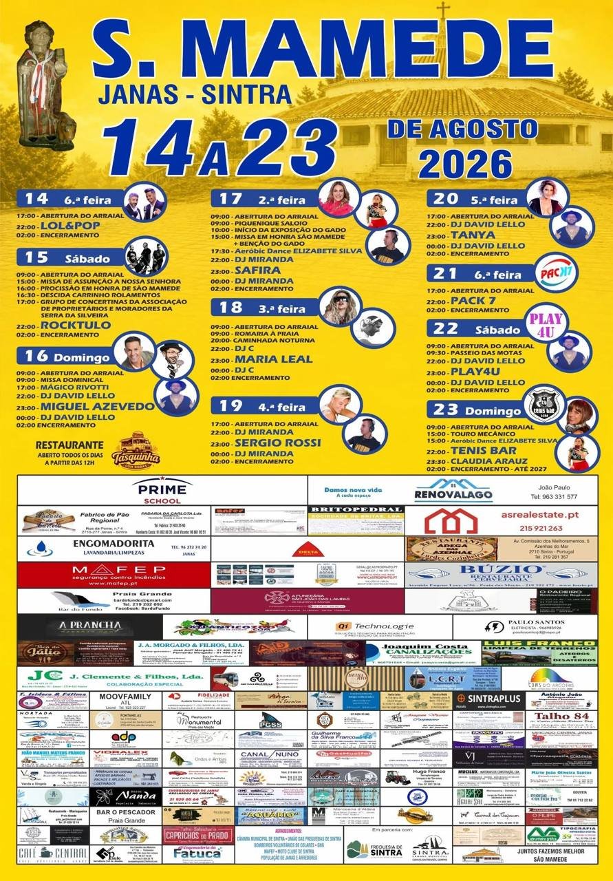Festa em honra de S. Mamede 2026 — event image